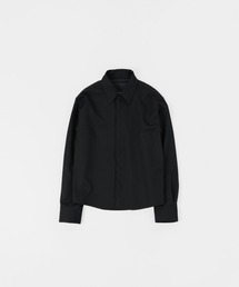 LAPIIS（ラピス）の「HEAVY WOOL GABARDINE SHORT SHIRT JACKET（シャツ/ブラウス）」
