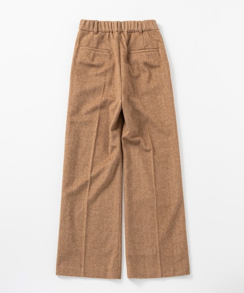 AJUGA.（アジュガ）の「ヘリンボーンウールツイードワイドパンツ（その他パンツ・レディース・キャメル/グレー・S/M）」の6枚目の写真