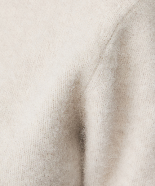 Rouge vif la cle（ルージュヴィフラクレ）の「【Le Melange/ル・メランジュ】前後2WAY クルーネックカーディガン（ニット/セーター・レディース・アイボリー/ピンク/レッド/ブラウン・フリー）」の8枚目の写真