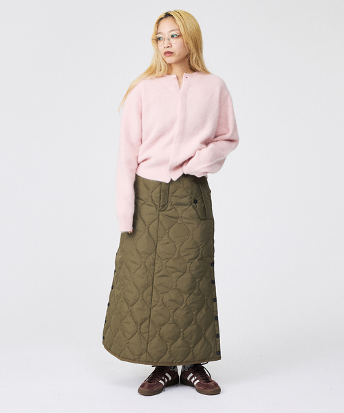 Rouge vif la cle（ルージュヴィフラクレ）の「【Le Melange/ル・メランジュ】前後2WAY クルーネックカーディガン（ニット/セーター・レディース・アイボリー/ピンク/レッド/ブラウン・フリー）」の10枚目の写真