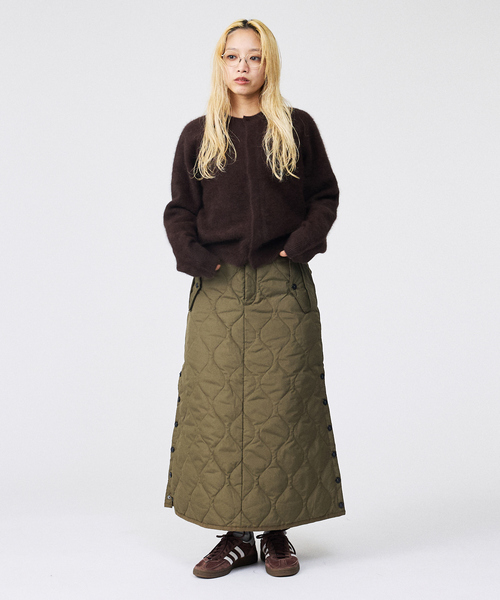 Rouge vif la cle（ルージュヴィフラクレ）の「【Le Melange/ル・メランジュ】前後2WAY クルーネックカーディガン（ニット/セーター・レディース・アイボリー/ピンク/レッド/ブラウン・フリー）」の18枚目の写真