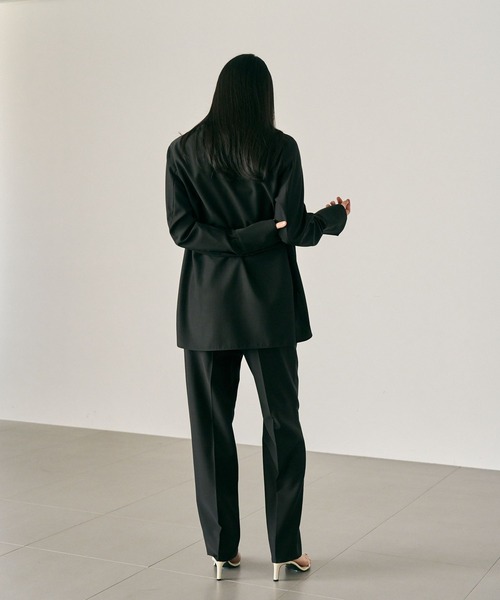 Chaos（カオス）の「Chaos(カオス)/ マリナールプルオーバー【セットアップ可】（シャツ/ブラウス・レディース・ブラック/モカ・FREE）」の7枚目の写真