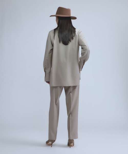 Chaos（カオス）の「Chaos(カオス)/ マリナールプルオーバー【セットアップ可】（シャツ/ブラウス・レディース・ブラック/モカ・FREE）」の22枚目の写真