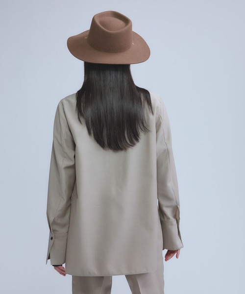 Chaos（カオス）の「Chaos(カオス)/ マリナールプルオーバー【セットアップ可】（シャツ/ブラウス・レディース・ブラック/モカ・FREE）」の18枚目の写真