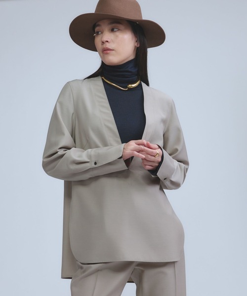 Chaos（カオス）の「Chaos(カオス)/ マリナールプルオーバー【セットアップ可】（シャツ/ブラウス・レディース・ブラック/モカ・FREE）」の20枚目の写真