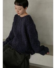 emmi | ウール混ハンドニットプルオーバー(ニット/セーター)