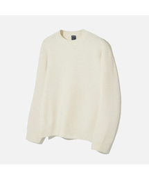 AGOD（エージーオーディー）の「シグニチャーデイリークルーネックニット[アイボリー]（ニット/セーター）」