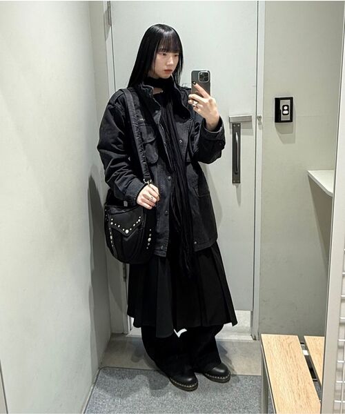 RENSE(レンセ)の「Snap Button Oversize Tee Black(Tシャツ/カットソー・レディース・その他・OS)」の7枚目の写真