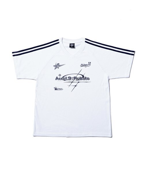 GAKKAI UNIONS(ガッカイユニオンズ)の「ルバート メンズ Vネック半袖Tシャツ ホワイト(Tシャツ/カットソー・レディース・その他・MEDIUM/LARGE)」の2枚目の写真