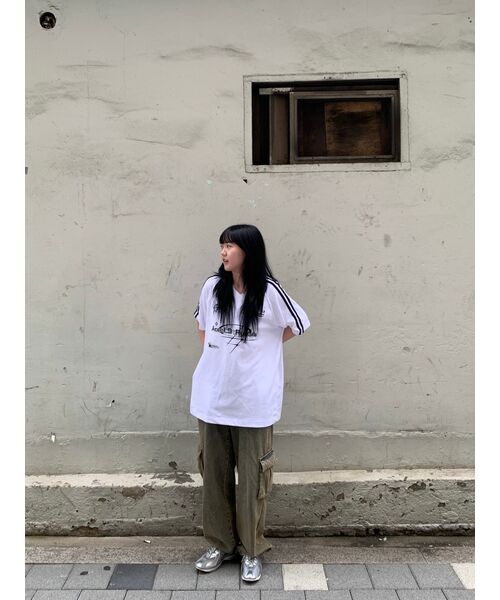 GAKKAI UNIONS(ガッカイユニオンズ)の「ルバート メンズ Vネック半袖Tシャツ ホワイト(Tシャツ/カットソー・レディース・その他・MEDIUM/LARGE)」の8枚目の写真