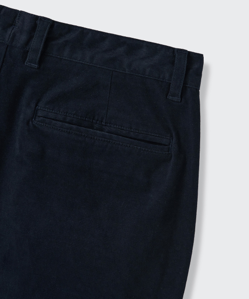 MUSINSA STANDARD（ムシンサスタンダード）の「[シティワーカーズ] モールスキンテーパードパンツ [ネイビー]（その他パンツ・メンズ・その他・40/38/42/36/34/32/30/31/33/26/27/28/29）」の7枚目の写真
