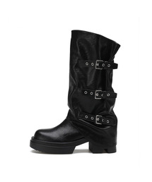 ダンカンバックルミドルブーツ412546013 (6cm)