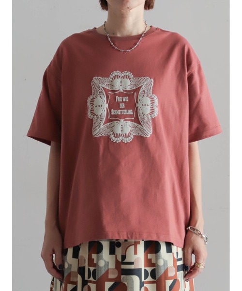 FIL DE FER（フィルデフェール）の「バタフライPT　半袖TEE（Tシャツ/カットソー・レディース・ピンク/ホワイト・FREE）」の15枚目の写真