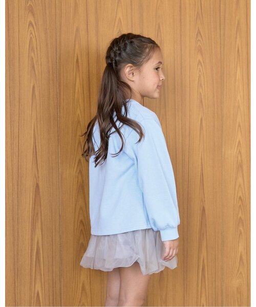 Lycee mine（リセマイン）の「【Frozen】【毛玉バイバイ裏起毛】キラキララメ＆転写アソートプリントスウェット（スウェット・キッズ・ブラック/グレー/サックスブルー/アイボリー・110cm/120cm/130cm/100cm/140cm）」の18枚目の写真