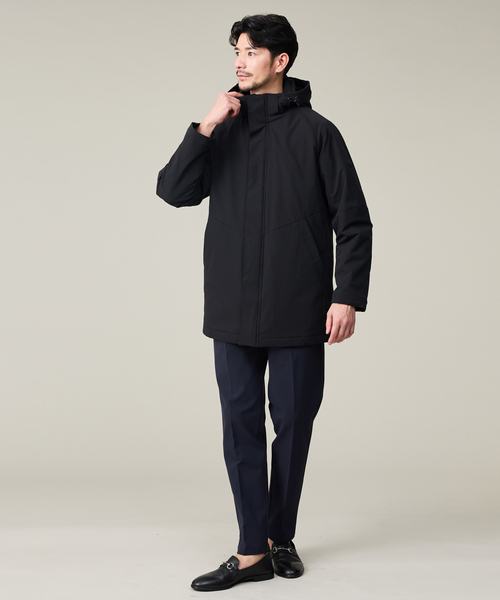 ABAHOUSE GRAY（アバハウスグレイ）の「【SMART CLOSET】フーデッド スタンドブルゾン（ブルゾン・メンズ・カーキ/ブラック/グレイッシュブルー・46/48/50）」の4枚目の写真