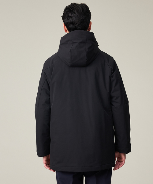 ABAHOUSE GRAY（アバハウスグレイ）の「【SMART CLOSET】フーデッド スタンドブルゾン（ブルゾン・メンズ・カーキ/ブラック/グレイッシュブルー・46/48/50）」の6枚目の写真