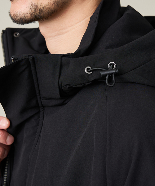 ABAHOUSE GRAY（アバハウスグレイ）の「【SMART CLOSET】フーデッド スタンドブルゾン（ブルゾン・メンズ・カーキ/ブラック/グレイッシュブルー・46/48/50）」の8枚目の写真