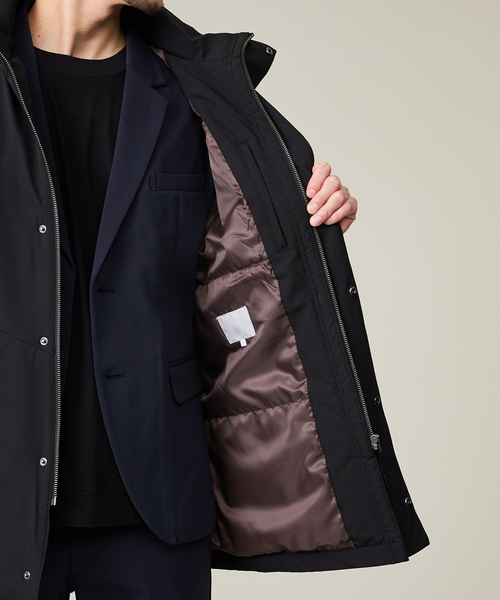 ABAHOUSE GRAY（アバハウスグレイ）の「【SMART CLOSET】フーデッド スタンドブルゾン（ブルゾン・メンズ・カーキ/ブラック/グレイッシュブルー・46/48/50）」の15枚目の写真