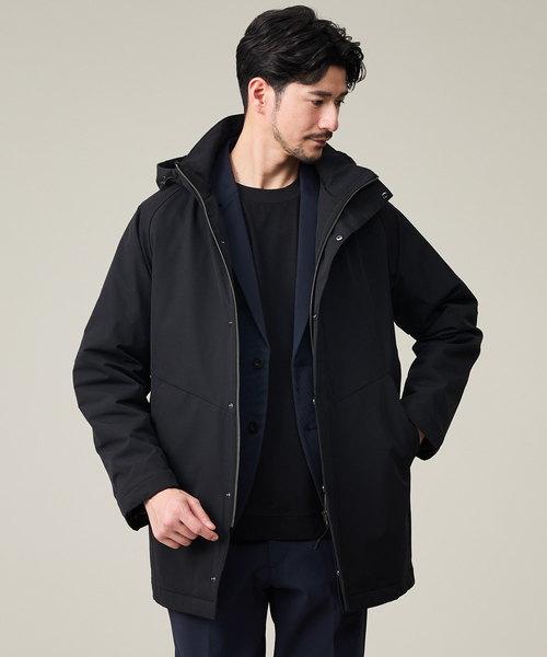 ABAHOUSE GRAY（アバハウスグレイ）の「【SMART CLOSET】フーデッド スタンドブルゾン（ブルゾン・メンズ・カーキ/ブラック/グレイッシュブルー・46/48/50）」の17枚目の写真