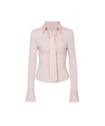 VIVIAN SCARF SHIRT pink