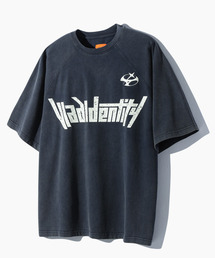 DIMITRI BLACK（ディミトリブラック）の「VLAD Pigment Raglan Identity Short Sleeve T-Shirt_Navy（Tシャツ/カットソー・メンズ）」