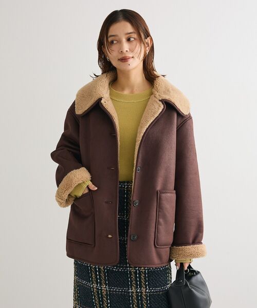セール】フェイクムートンジャケット（ムートンコート）｜Green Parks