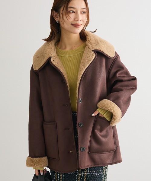 セール】フェイクムートンジャケット（ムートンコート）｜Green Parks