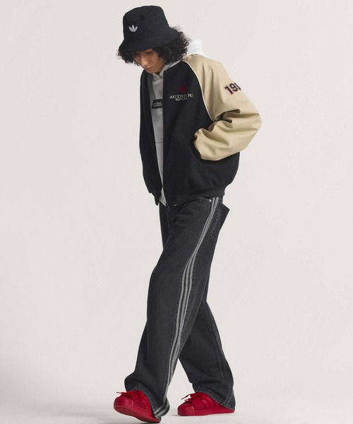 adidas(アディダス)の「adidas FIREBIRD ADICOLOR DENIM PANTS / アディダス ファイヤーバード アディカラー デニム パンツ(デニムパンツ・メンズ・ブラック・30inch/28inch/36inch/34inch/32inch)」の7枚目の写真