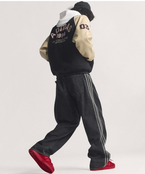 adidas(アディダス)の「adidas FIREBIRD ADICOLOR DENIM PANTS / アディダス ファイヤーバード アディカラー デニム パンツ(デニムパンツ・メンズ・ブラック・30inch/28inch/36inch/34inch/32inch)」の8枚目の写真