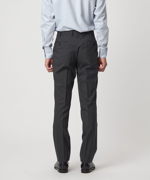 green label relaxing（グリーンレーベルリラクシング）の「REDA トロピカル 無地 スリム ノープリーツ スーツパンツ（スーツパンツ・メンズ・ブラック/ダークグレー/ダークブラウン/ダークグリーン/ネイビー・72/76/80/84/88/92）」の21枚目の写真