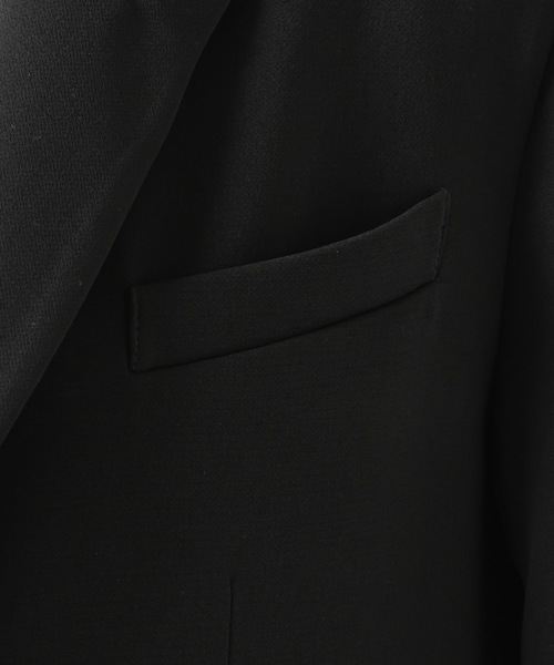 CASPER JOHN(キャスパージョン)の「Compact tailored jacket/コンパクトテーラードジャケット(テーラードジャケット・メンズ・ブラック系/ブラック・LARGE/MEDIUM/SMALL/X-SMALL)」の4枚目の写真
