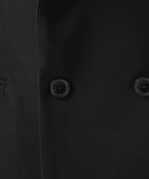CASPER JOHN(キャスパージョン)の「Compact tailored jacket/コンパクトテーラードジャケット(テーラードジャケット・メンズ・ブラック系/ブラック・LARGE/MEDIUM/SMALL/X-SMALL)」の5枚目の写真