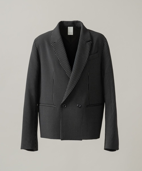 CASPER JOHN(キャスパージョン)の「Compact tailored jacket/コンパクトテーラードジャケット(テーラードジャケット・メンズ・ブラック系/ブラック・LARGE/MEDIUM/SMALL/X-SMALL)」の13枚目の写真