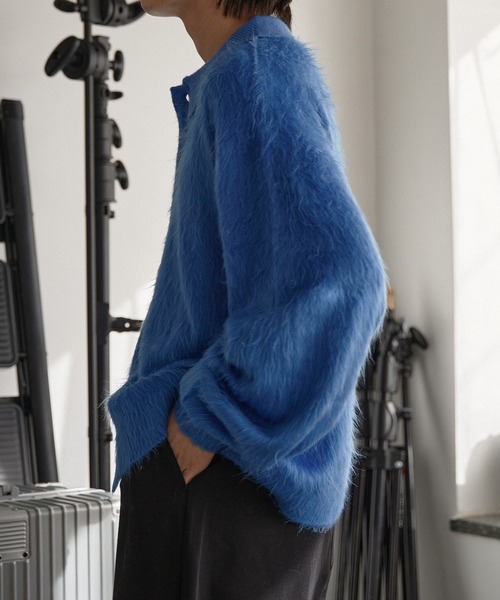 アンゴラシャギールーズニットシャツ（ニット/セーター）｜epnok