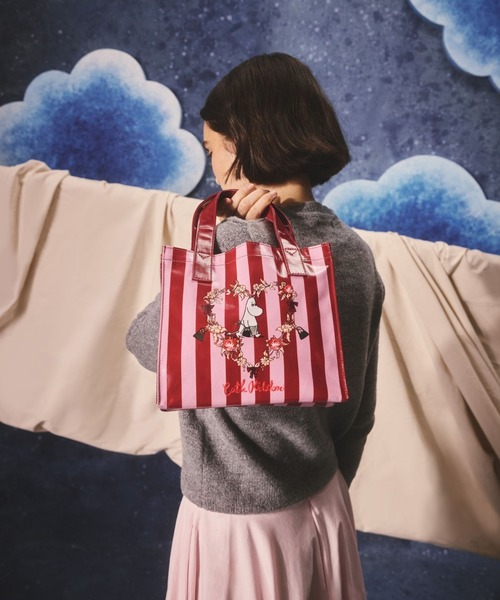 Cath Kidston(キャスキッドソン)の「ムーミン スモール ブックバッグ Moominmamma Stripe(トートバッグ・レディース・その他・FREE)」の1枚目の写真