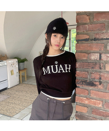 muahmuah（ムーアムーア）の「Logo Buckle Round Knit [3 colors]（ニット/セーター・レディース）」