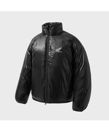 H-Tech Non Quilting Shorts Padded Down Jacket Black