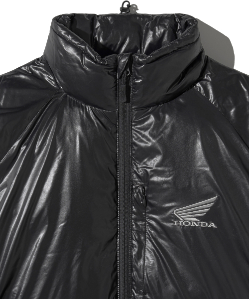PHYPS MOTORCYCLE（フィップスモーターサイクル）の「H-Tech Non Quilting Shorts Padded Down Jacket Black（ダウンジャケット/コート・レディース・その他・LARGE/X-LARGE/MEDIUM/SMALL）」の4枚目の写真