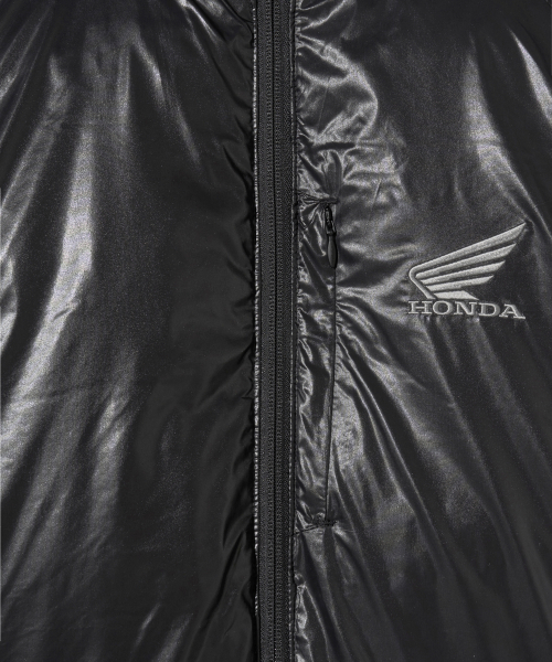 PHYPS MOTORCYCLE（フィップスモーターサイクル）の「H-Tech Non Quilting Shorts Padded Down Jacket Black（ダウンジャケット/コート・レディース・その他・LARGE/X-LARGE/MEDIUM/SMALL）」の6枚目の写真