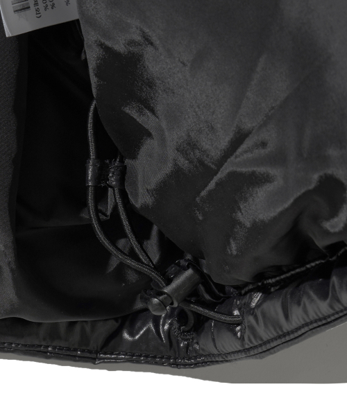 PHYPS MOTORCYCLE（フィップスモーターサイクル）の「H-Tech Non Quilting Shorts Padded Down Jacket Black（ダウンジャケット/コート・レディース・その他・LARGE/X-LARGE/MEDIUM/SMALL）」の10枚目の写真