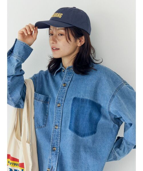 Ungrid(アングリッド)の「ロゴデザインキャップ(キャップ・レディース・ネイビー/ベージュ/レッド・FREE)」の9枚目の写真