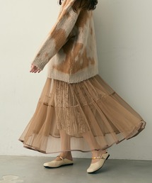 Lunea（ルネア）の「ベロアチュールロングスカート（スカート）」