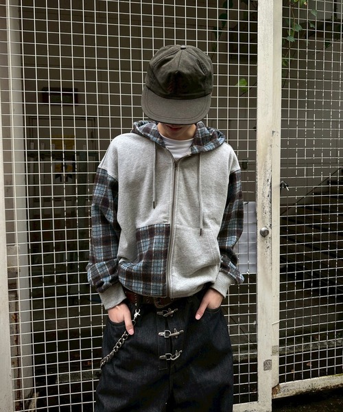 Assorted Docking Zip Parka — куртка‑парка с комбинированной застёжкой‑молнией