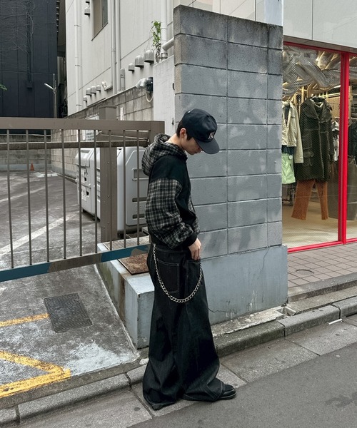 kutir(クティール)の「ASSORTED DOCKING ZIP PARKA/アソートドッキングジップパーカー(パーカー・メンズ・ブラック/杢グレー/ブラック系・MEDIUM/LARGE)」の19枚目の写真