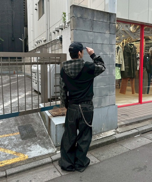 kutir(クティール)の「ASSORTED DOCKING ZIP PARKA/アソートドッキングジップパーカー(パーカー・メンズ・ブラック/杢グレー/ブラック系・MEDIUM/LARGE)」の18枚目の写真