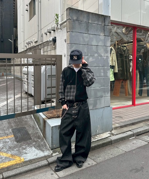 kutir(クティール)の「ASSORTED DOCKING ZIP PARKA/アソートドッキングジップパーカー(パーカー・メンズ・ブラック/杢グレー/ブラック系・MEDIUM/LARGE)」の17枚目の写真