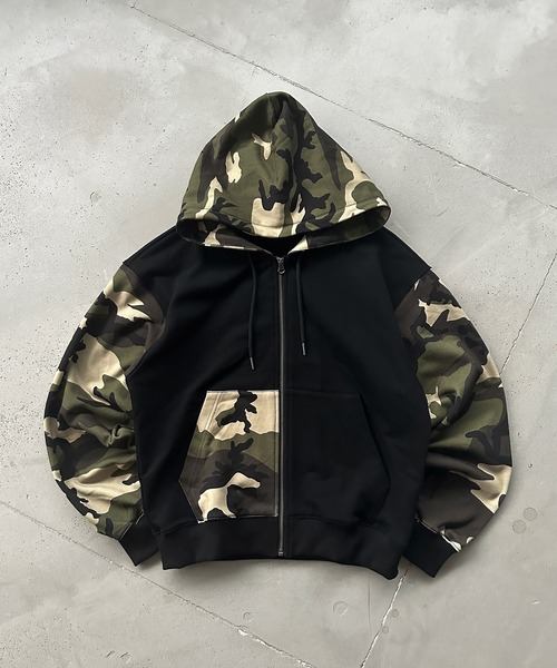 セール】ASSORTED DOCKING ZIP PARKA／アソートドッキングジップ