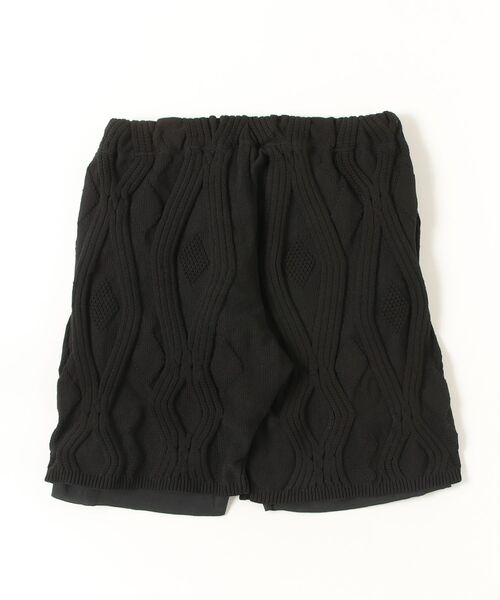 Children of the discordance(チルドレン オブ ザ ディスコ-ダンス)の「Children of the discordance / COTD NATIVE KNIT SHORT PANTS / COTDKN-659(スウェットパンツ・メンズ・ブラウン/ブラック・2/3)」の3枚目の写真