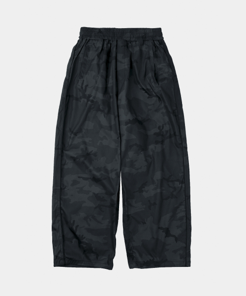LETTERCOMO(レテルコモ)の「シェルウィンドカモワイドトラックパンツブラック(その他パンツ・レディース・その他・MEDIUM/LARGE/SMALL)」の1枚目の写真