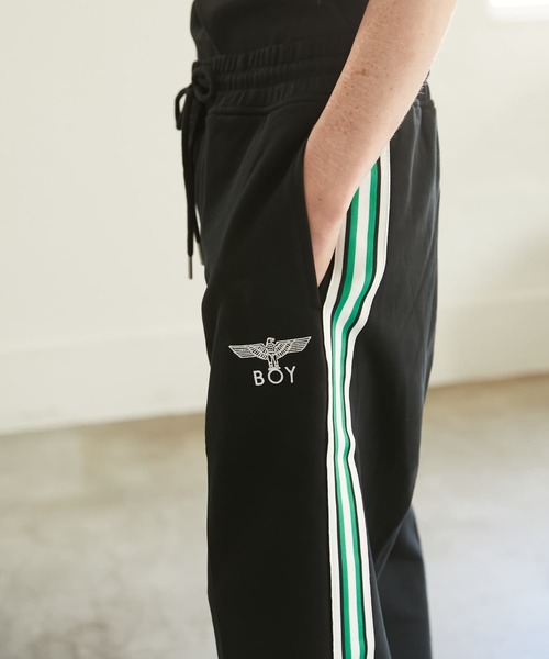 BOY LONDON(ボーイロンドン)の「【BOY LONDON】BOY RIB TRACK PANTS BLACK(その他パンツ・メンズ・ブラック・MEDIUM/LARGE/X-LARGE)」の4枚目の写真
